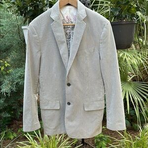 Express Gray Sport Coat with Modern Slim Cut